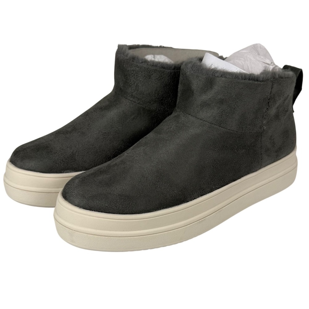 New Urban Sport by J/Slides Grey Suede Luxe Anke‎ Boot Size 7.5 Sneaker Bootie